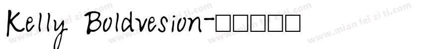 Kelly Boldvesion字体转换